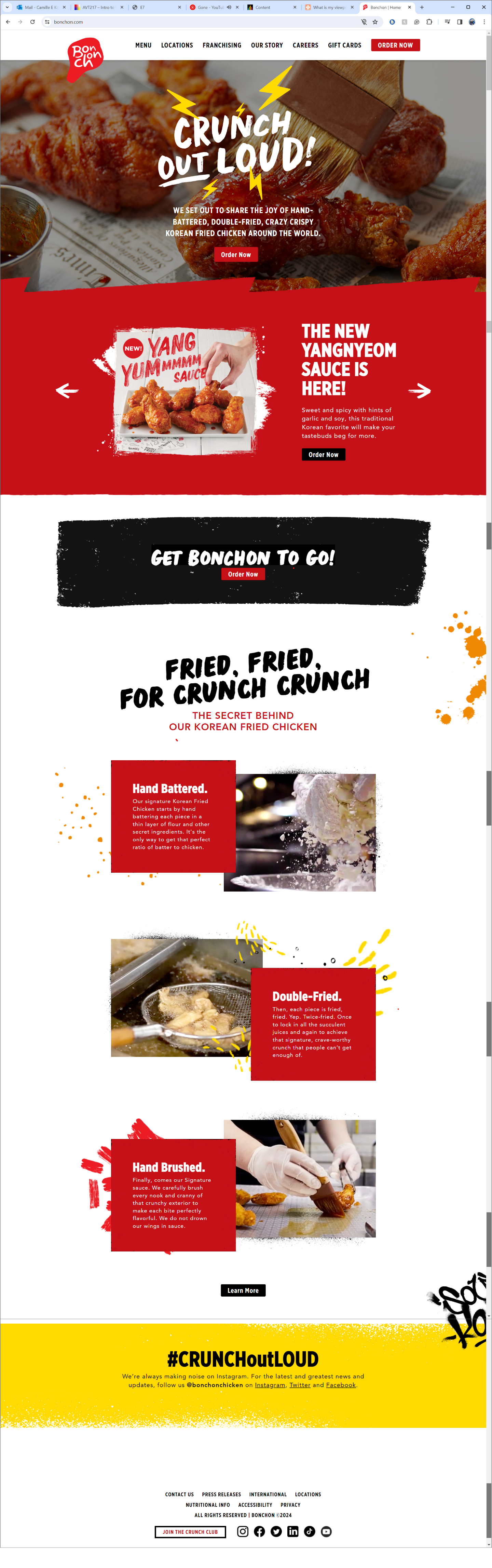 1440px screen for Bonchon