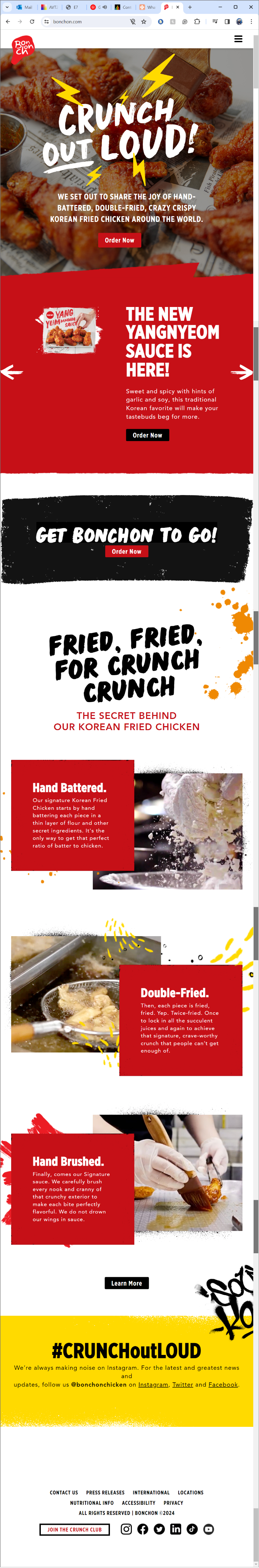 768px screen for Bonchon